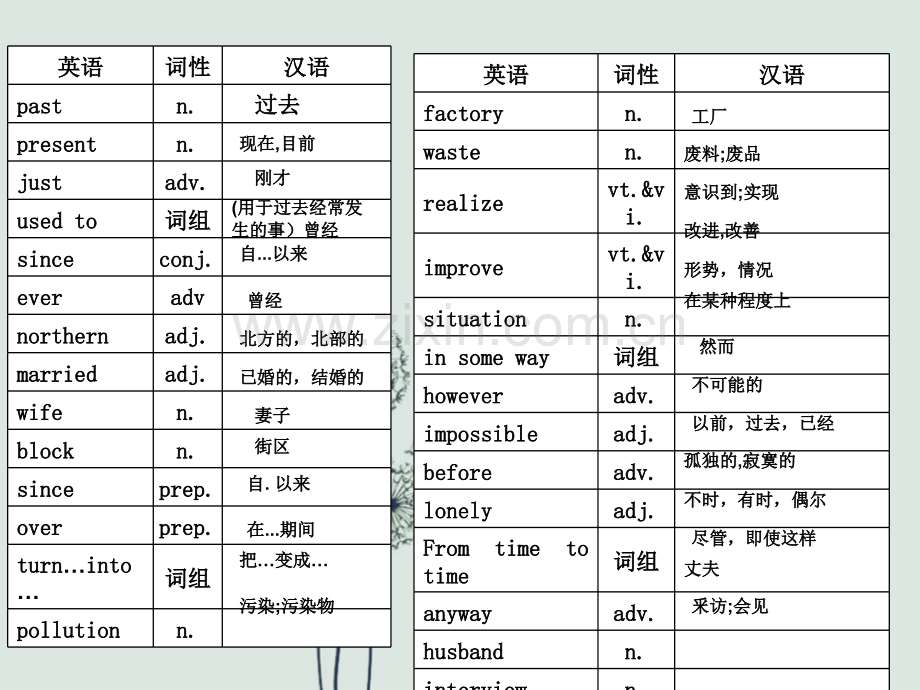 译林版八年级(下册)英语词汇表.ppt_第1页