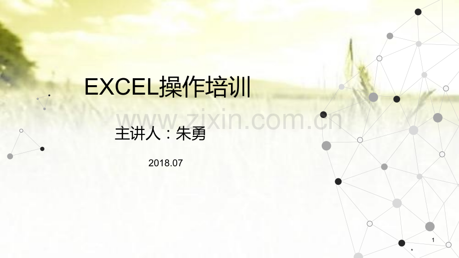 excel技能培训ppt.ppt_第1页