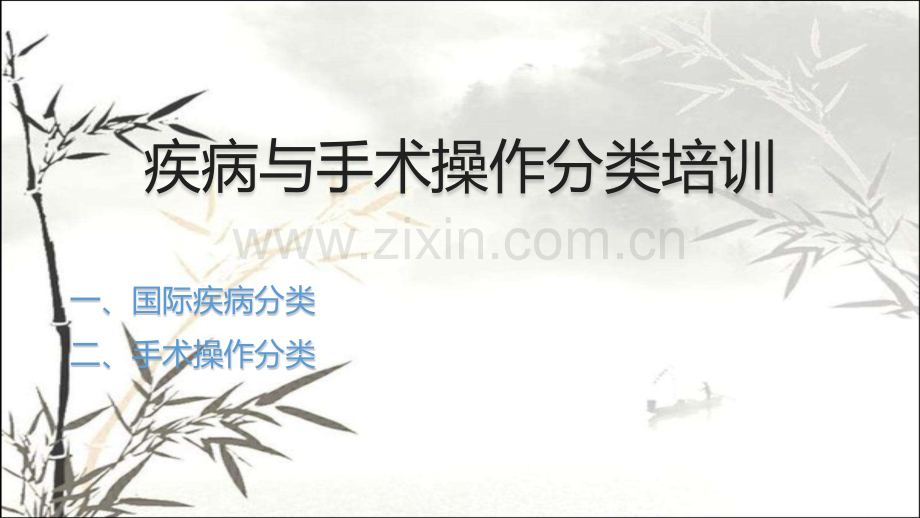 疾病与手术操作分类培训-PPT.pptx_第1页