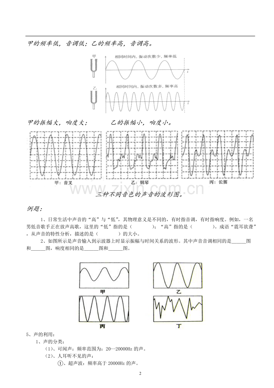声现象知识点复习.pdf_第2页