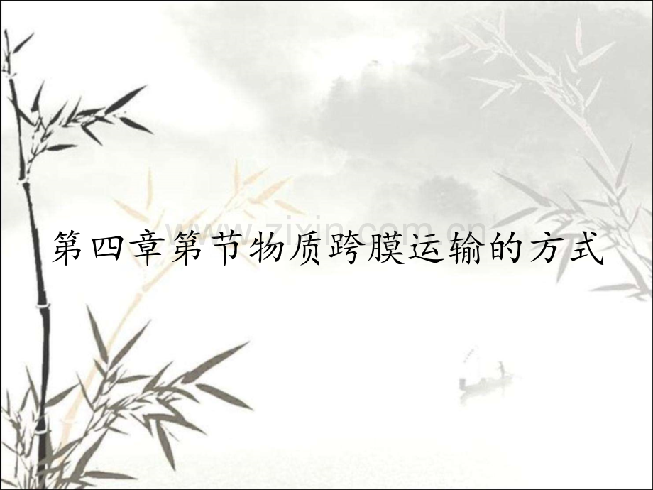第四章第节物质跨膜运输的方式.pptx_第1页