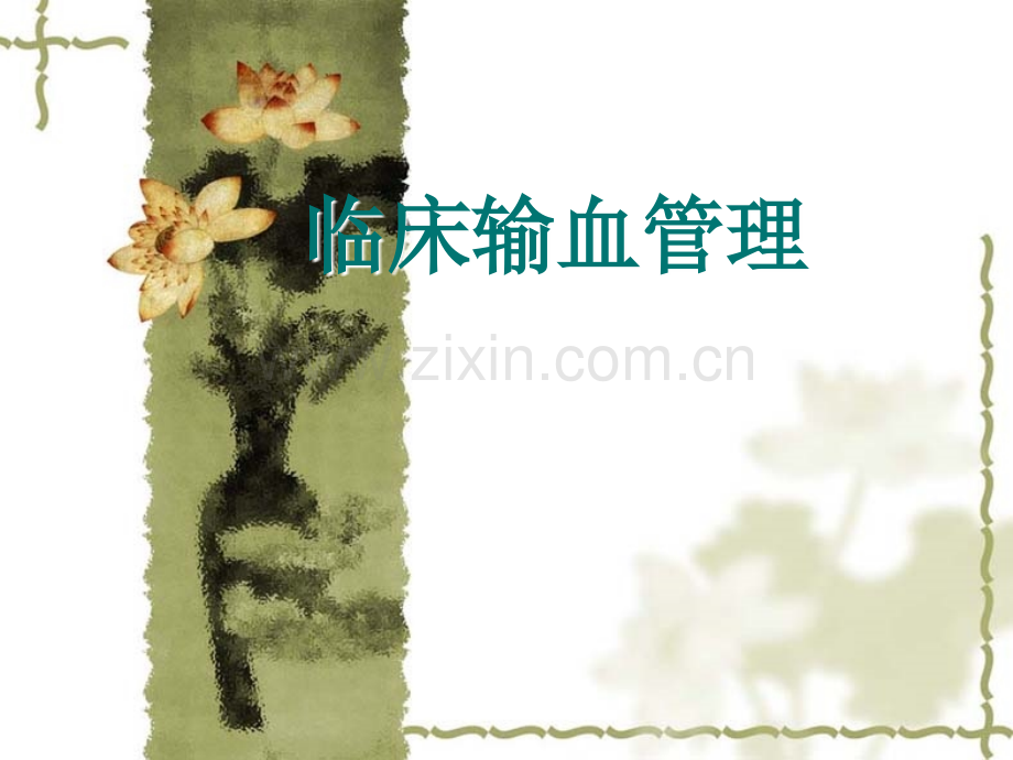 临床输血管理-PPT.ppt_第1页