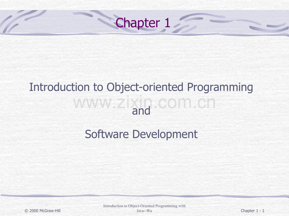 Chapter-1-Introduction-to-Object-oriented-programming-and-software-Development.ppt_第1页
