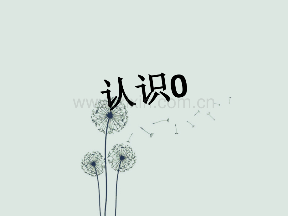 大班数学认识0.ppt_第1页