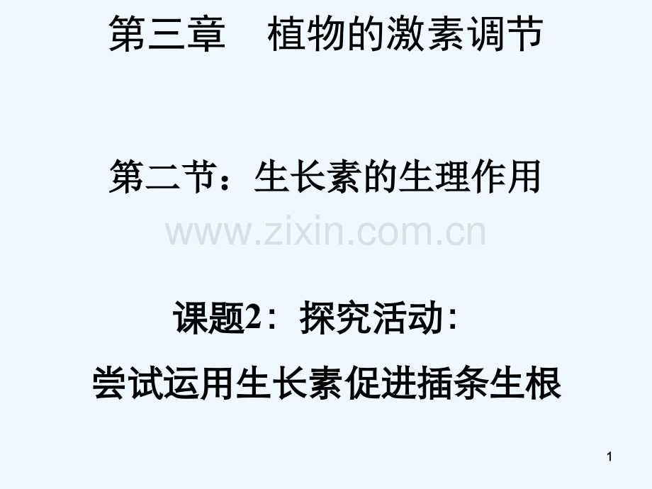 生长素的生理作用-PPT课件.ppt_第1页