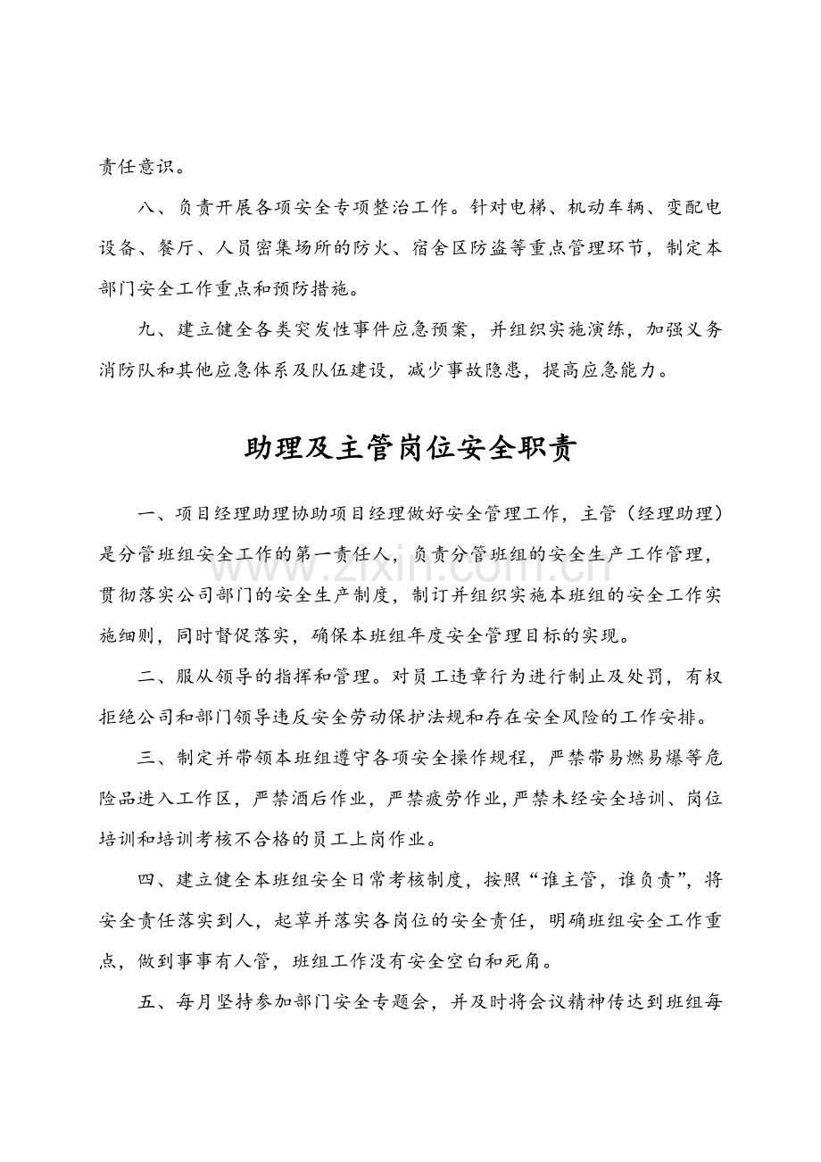 物业项目岗位安全职责.doc_第2页