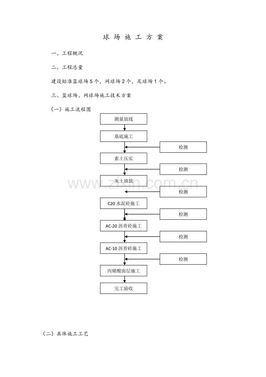 球场施工方案.doc_第1页