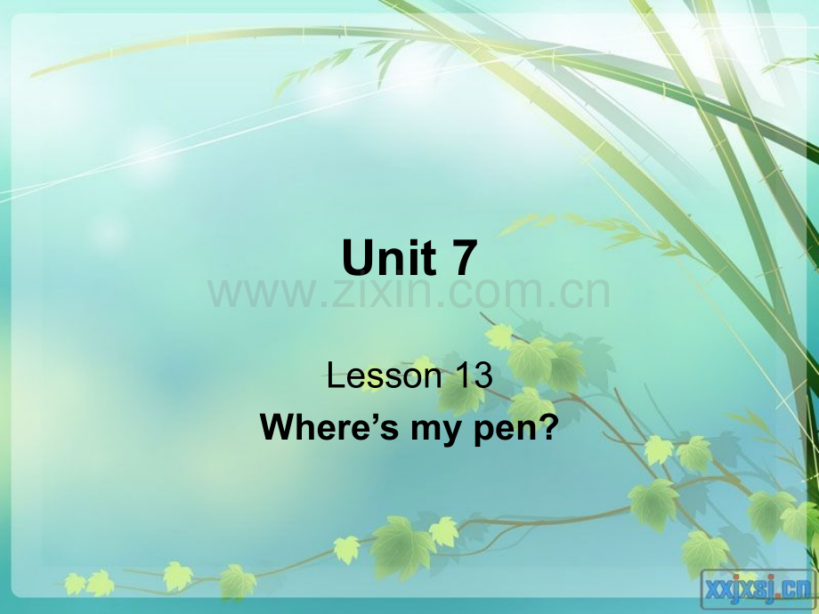 新概念青少版1A第七单元课件PPT.ppt_第1页