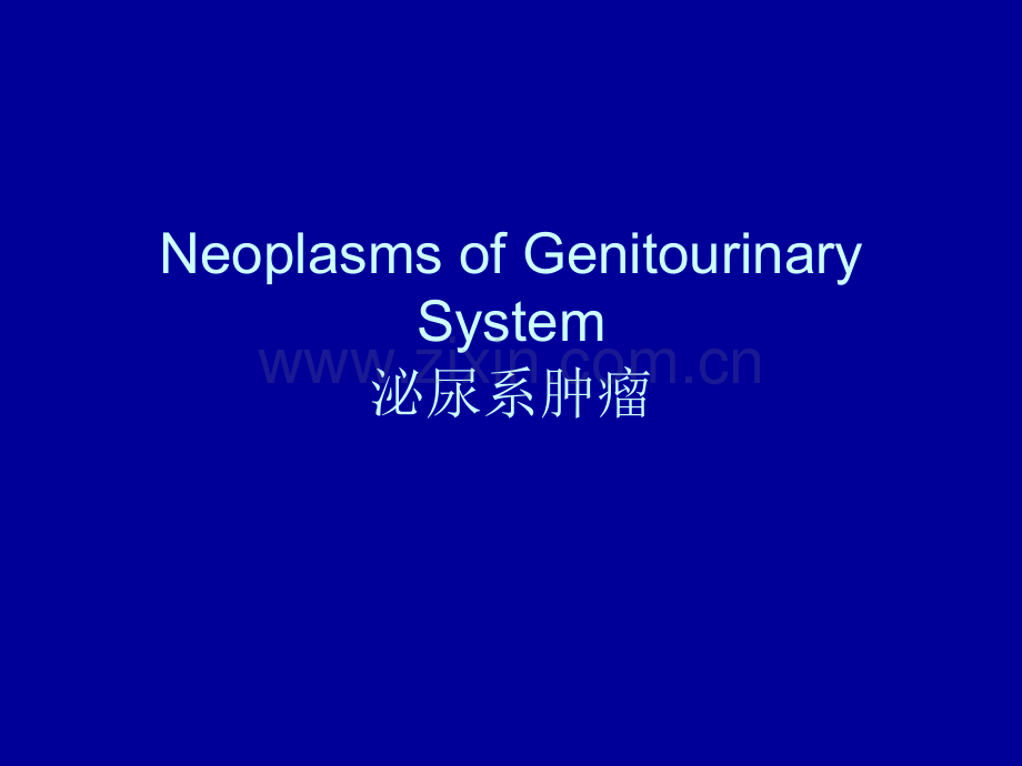 医学Neoplasms-of-Genitourinary-System-泌尿系肿瘤.ppt_第1页