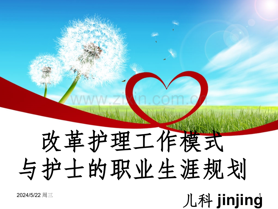 改革护理工作模式与护士职业生涯规划.ppt_第1页