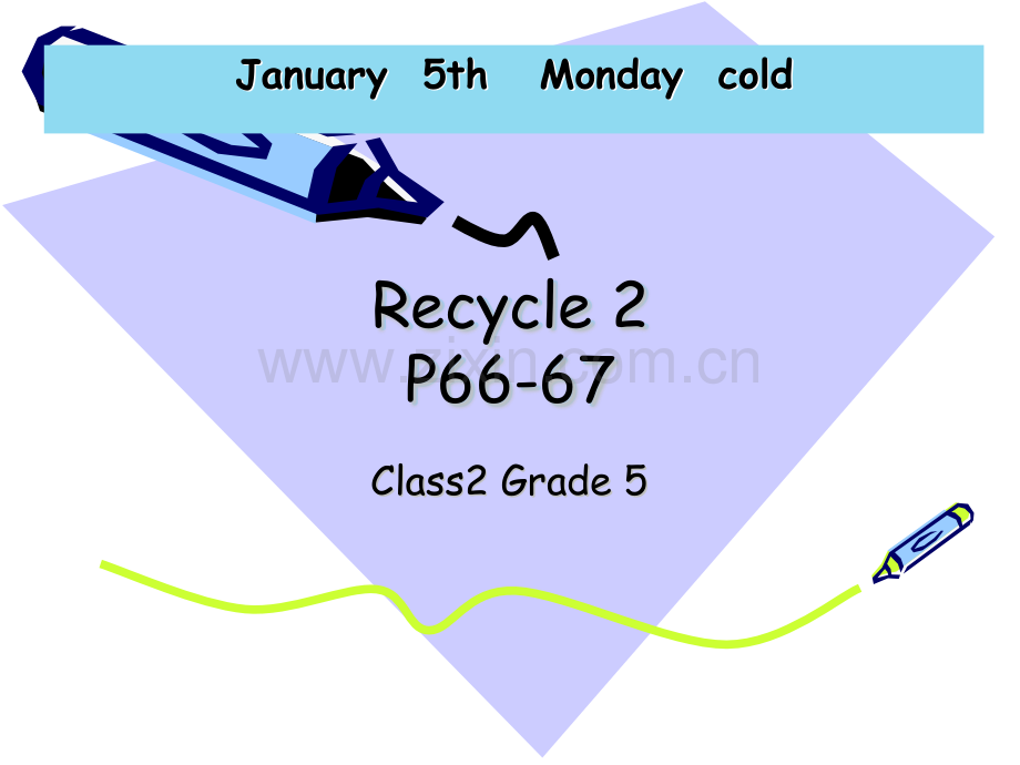 2014新版五年级英语上册recycle2.ppt_第1页