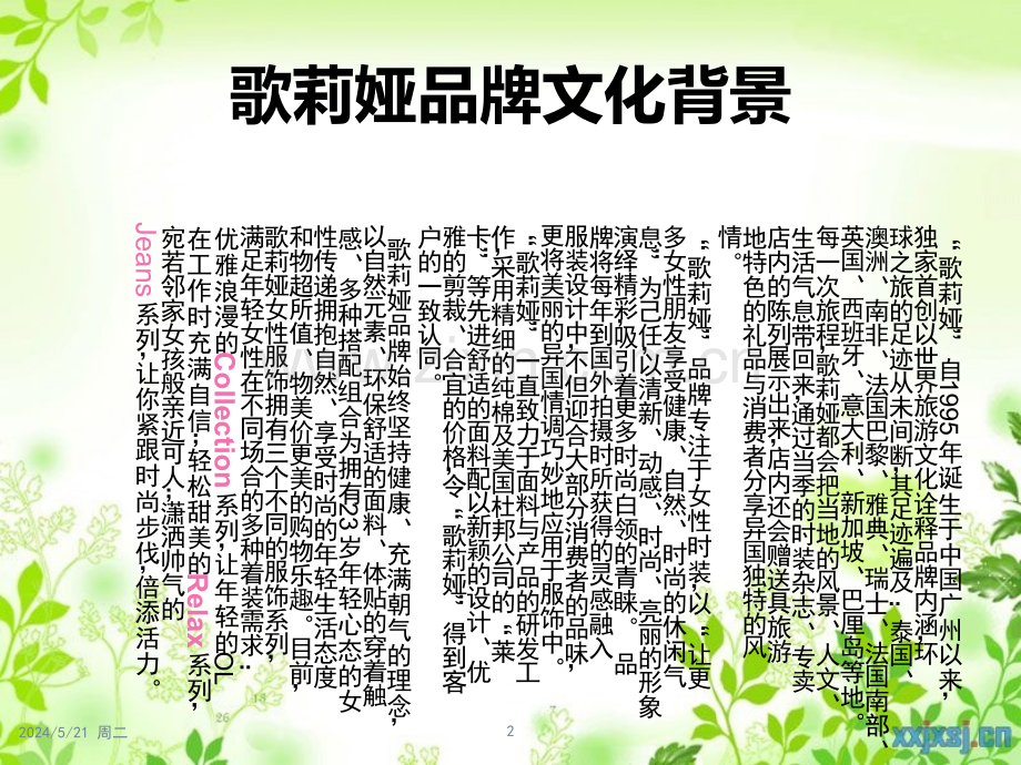 歌莉娅品牌策划方案之品牌延伸.pptx_第2页