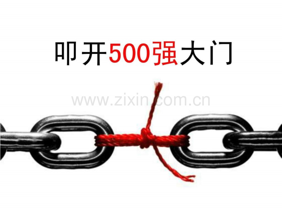 世界500强管理运营之道之三十八进入500强.ppt_第1页