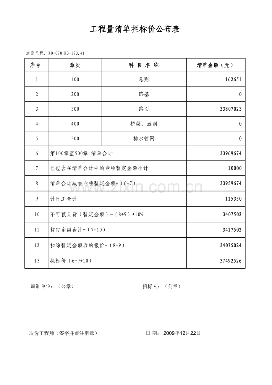 路面工程清单及拦标价-.xls_第2页