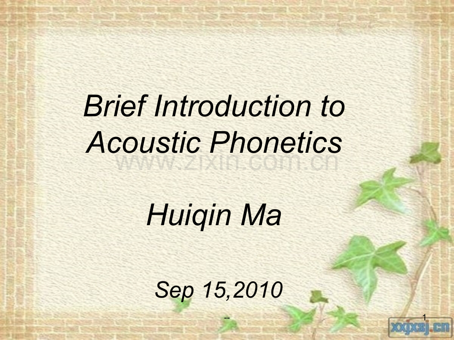 acoustic-phonetics.ppt_第1页