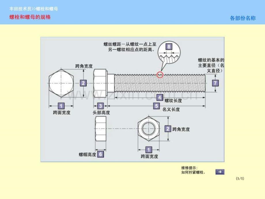 丰田汽车螺母和螺栓介绍.ppt_第2页