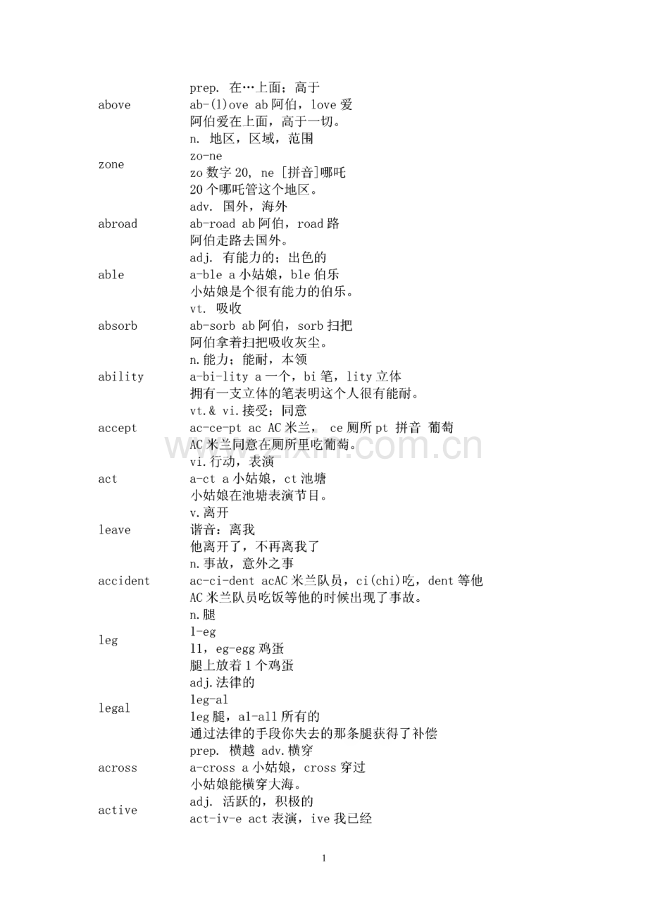 拼音拆分单词记忆法.pdf_第1页