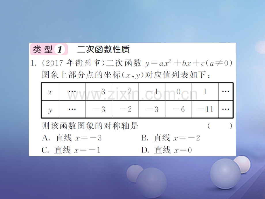 2017年秋九年级数学上册-滚动小专题(四)二次函数综合题分类专练-(新版)新人教版.ppt_第2页