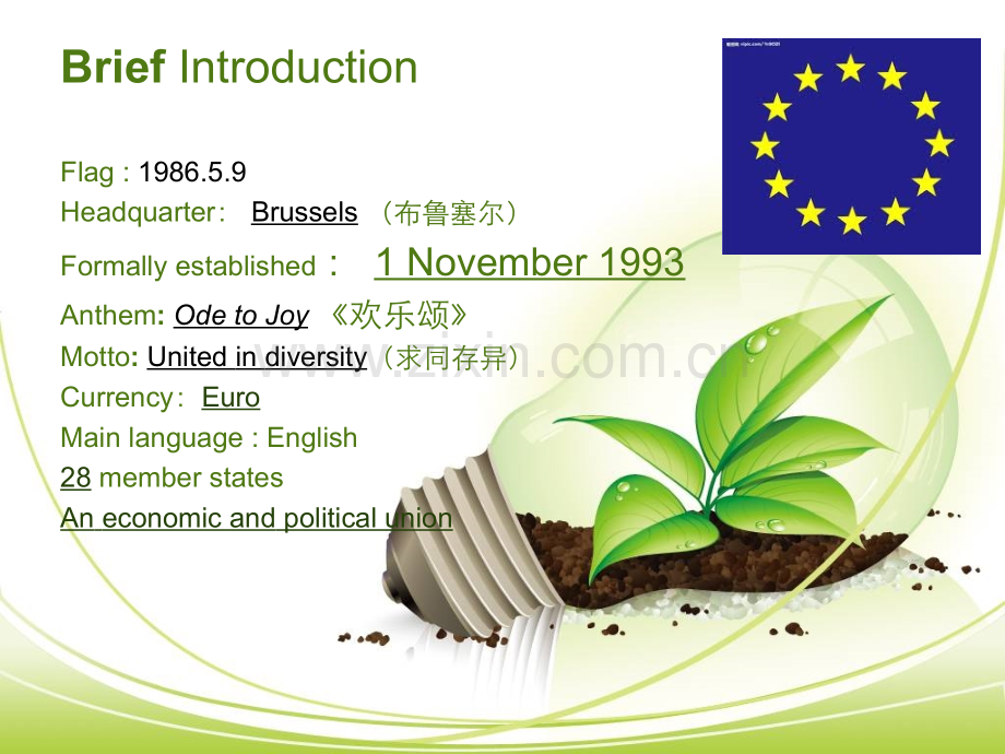 欧盟(EuropeanUnion)英文介绍.ppt_第2页