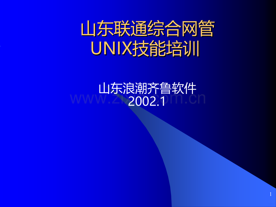 UNIX技能培训.ppt_第1页