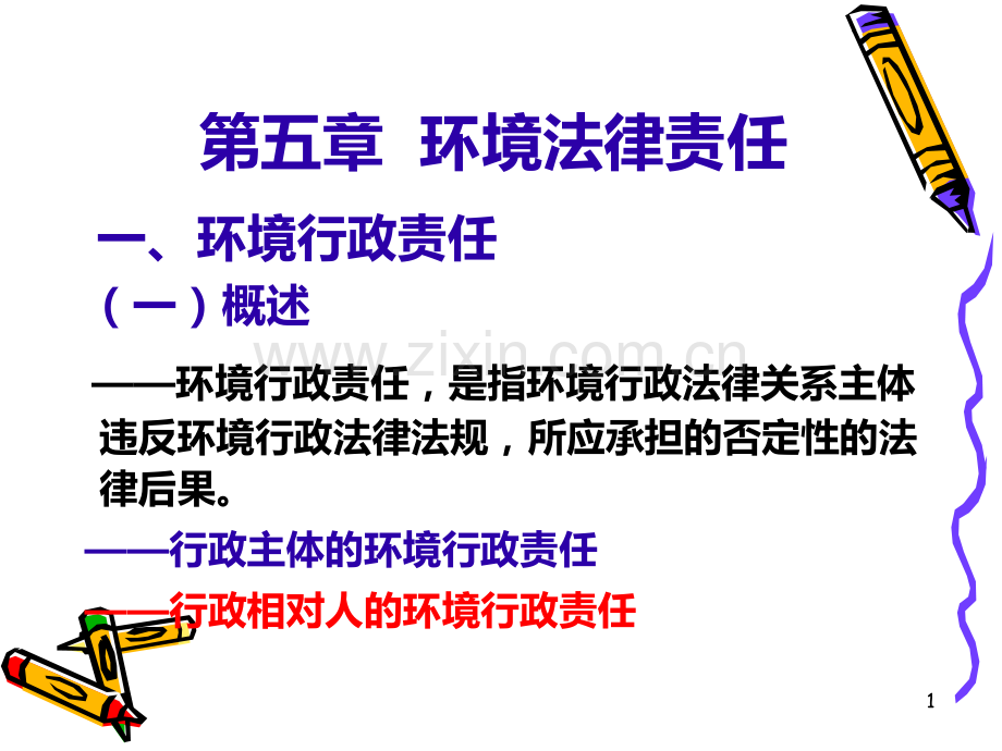 第五章环境法律责任.ppt_第1页