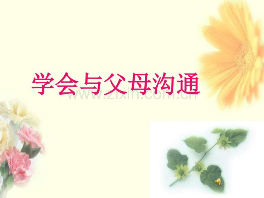 《学会与父母沟通》.ppt_第1页