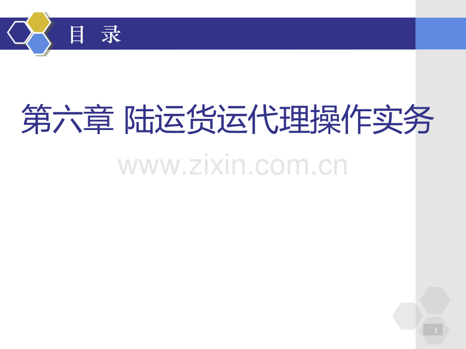 陆运货运代理操作实务-.ppt_第1页