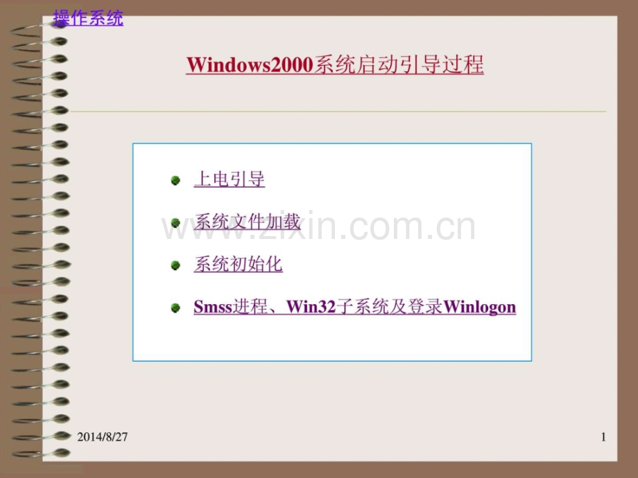 Windows2K系统启动上电引导过程.ppt_第1页