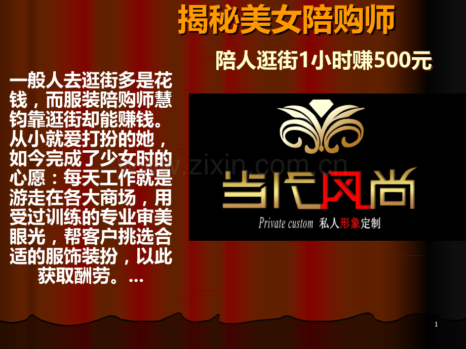 武汉陪同购物师陪购师的工作流程环境.ppt_第1页