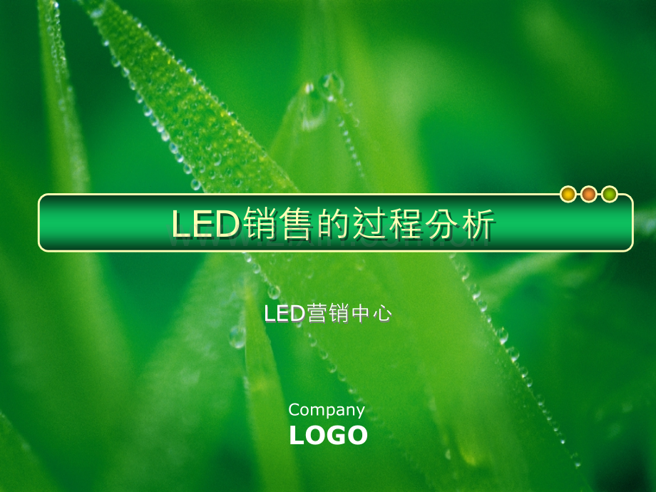 系列七：LED销售的过程分析.ppt_第1页