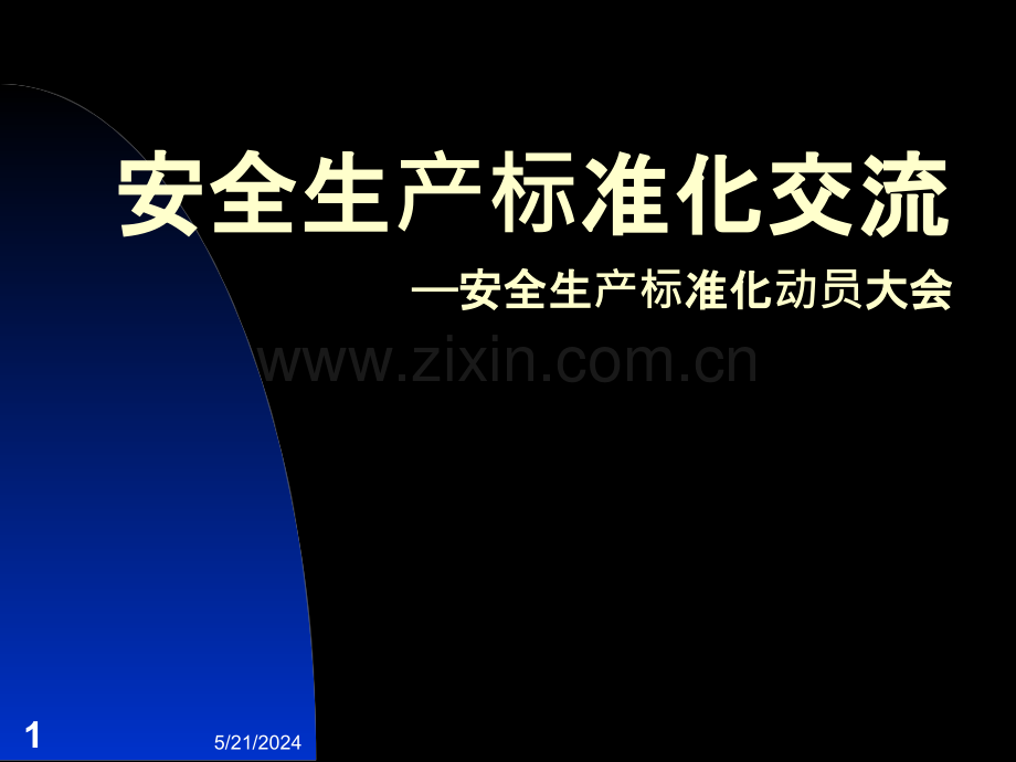安全生产标准化培训(最适用).ppt_第1页
