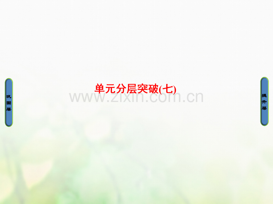 2016-2017学年高中历史-第7单元-近代世界科学技术的发展单元分层突破-北师大版必修3.ppt_第1页