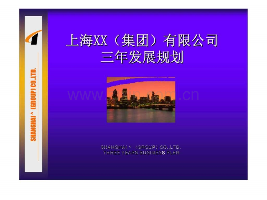 上海XX(集团)有限公司三发展规划.ppt_第1页