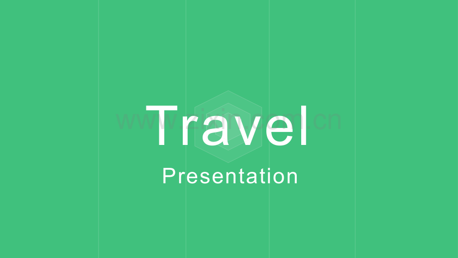 Travel旅行主题动态绿色16x9大小商务发布投资计划竞标提案模板.pptx_第1页