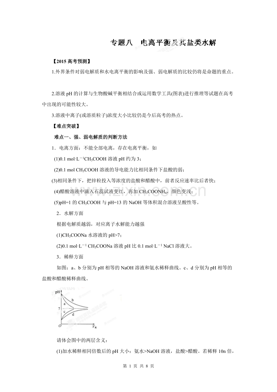 盐类水解详细知识点.pdf_第1页