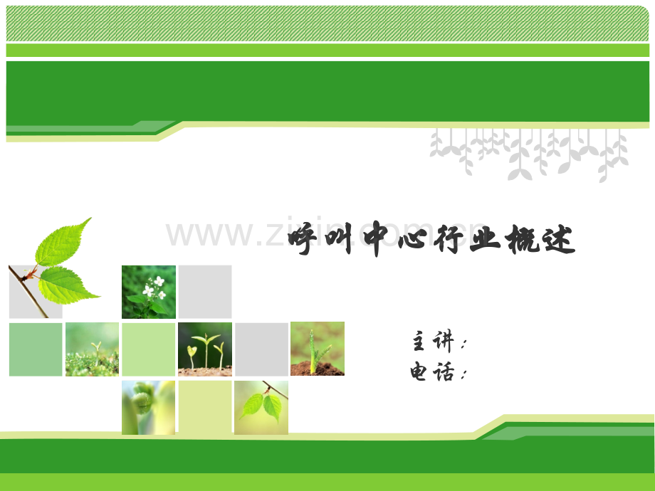 呼叫中心概述-.ppt_第1页