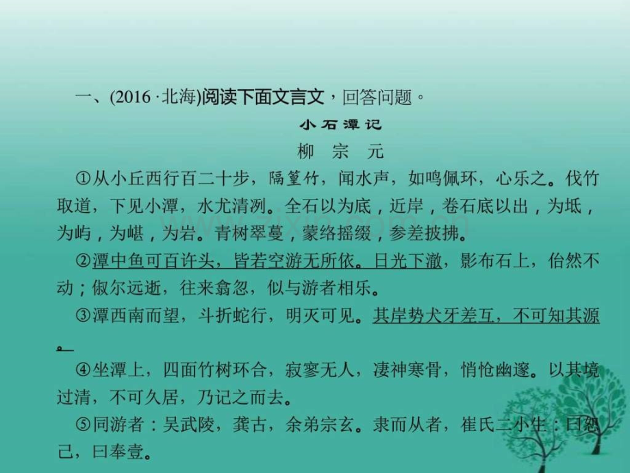 【语文版】聚焦中考2017中考总复习课内文言文阅读课.ppt_第2页