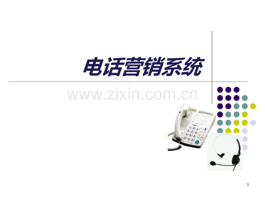 电话营销系统-实例-案例-方案.ppt_第1页