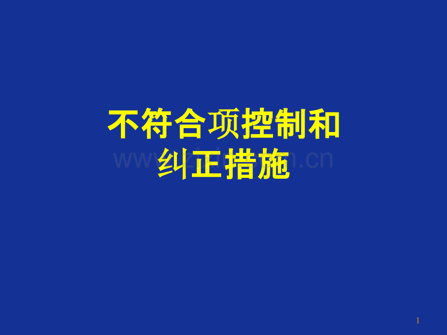 不符合项控制和纠正措施.ppt_第1页