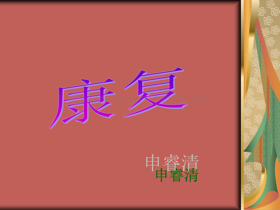 康复-演示文稿.ppt_第1页
