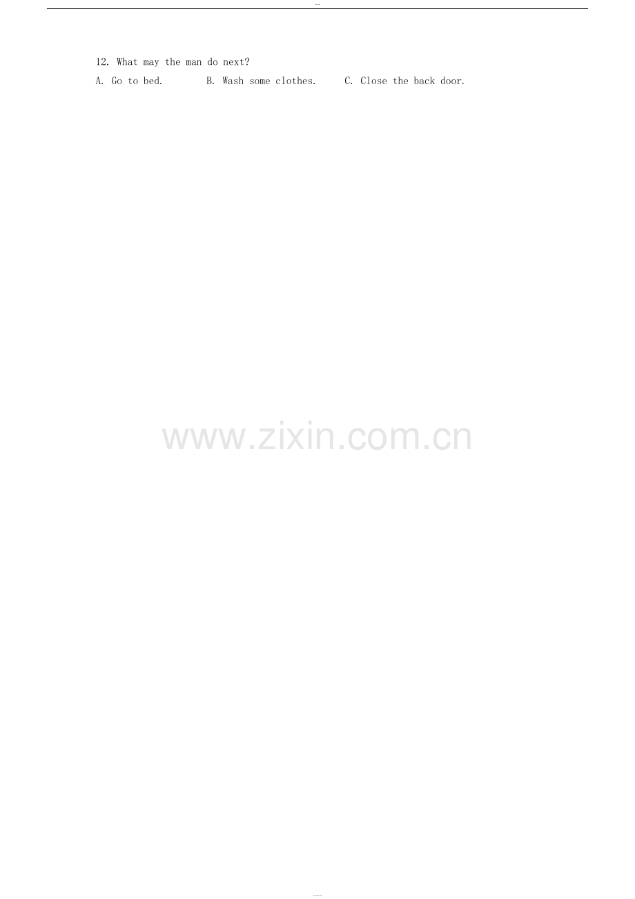 高一英语期末考试试题与答案详解(2).pdf_第2页