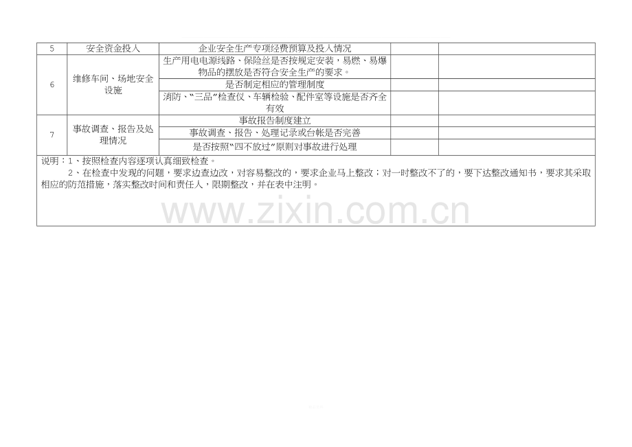 道路运输企业安全生产检查情况记录表.doc_第2页