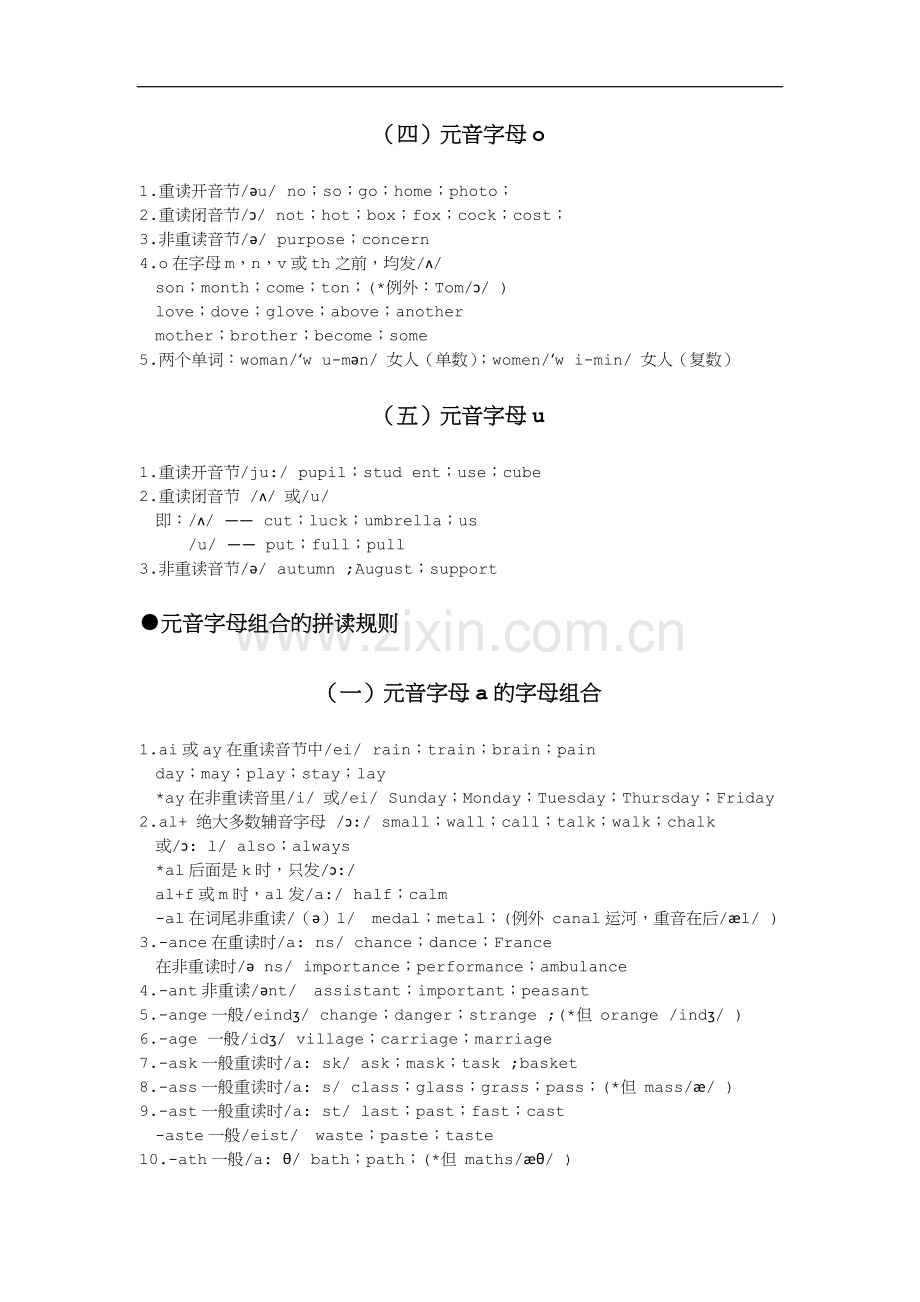 常见的字母与字母组合发音规则.doc_第2页