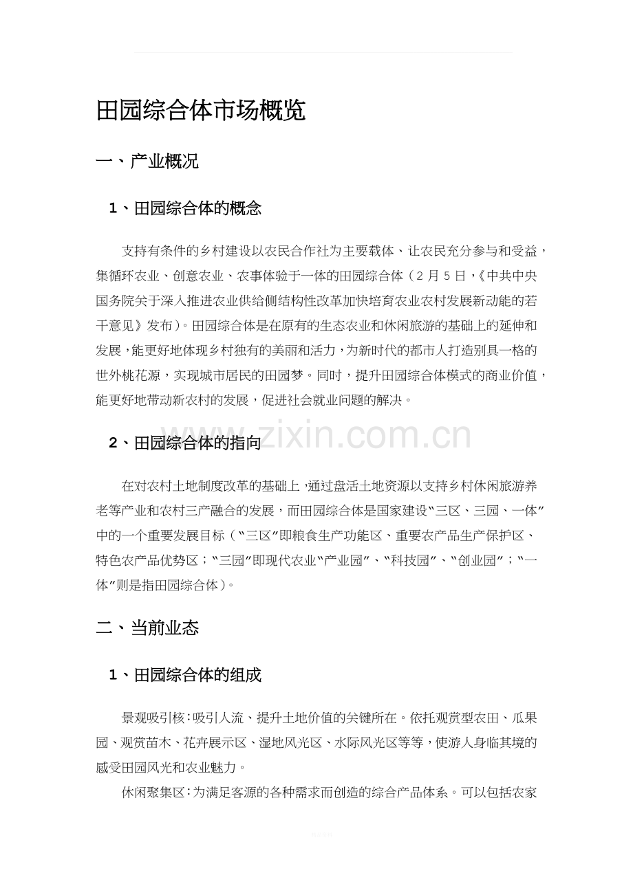 田园综合体市场概览.docx_第1页