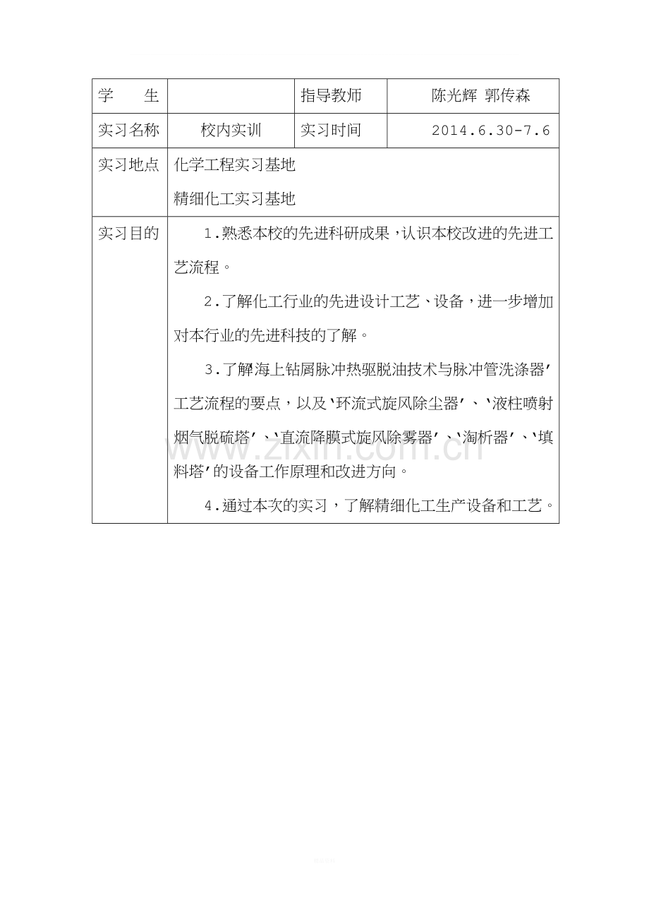 青岛科技大学(化工学院)校内实训实习报告---副本.doc_第2页