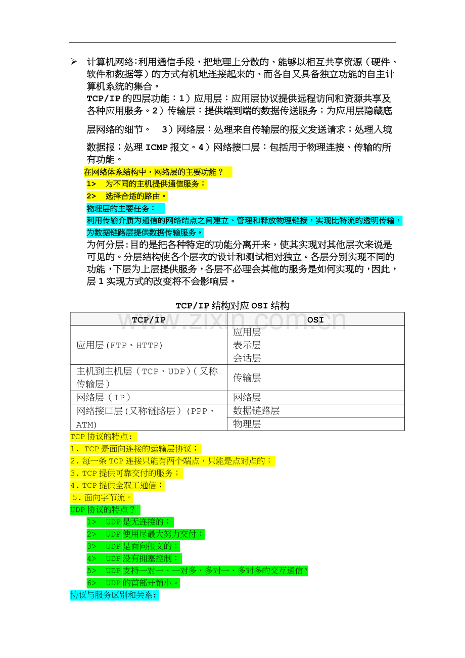 网络协议总结.docx_第1页