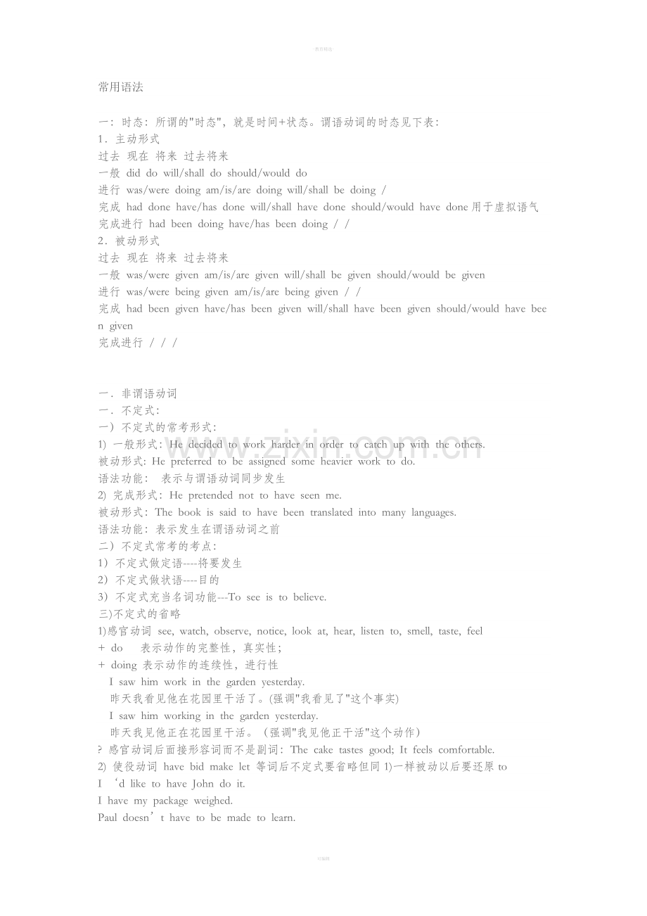高中英语常用语法.doc_第1页