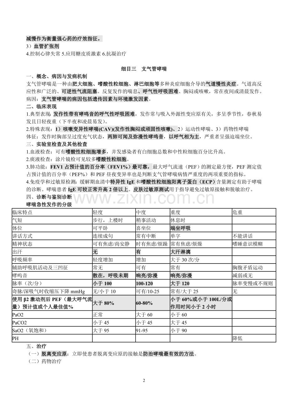 中医执业医师西医内科学重点.doc_第2页