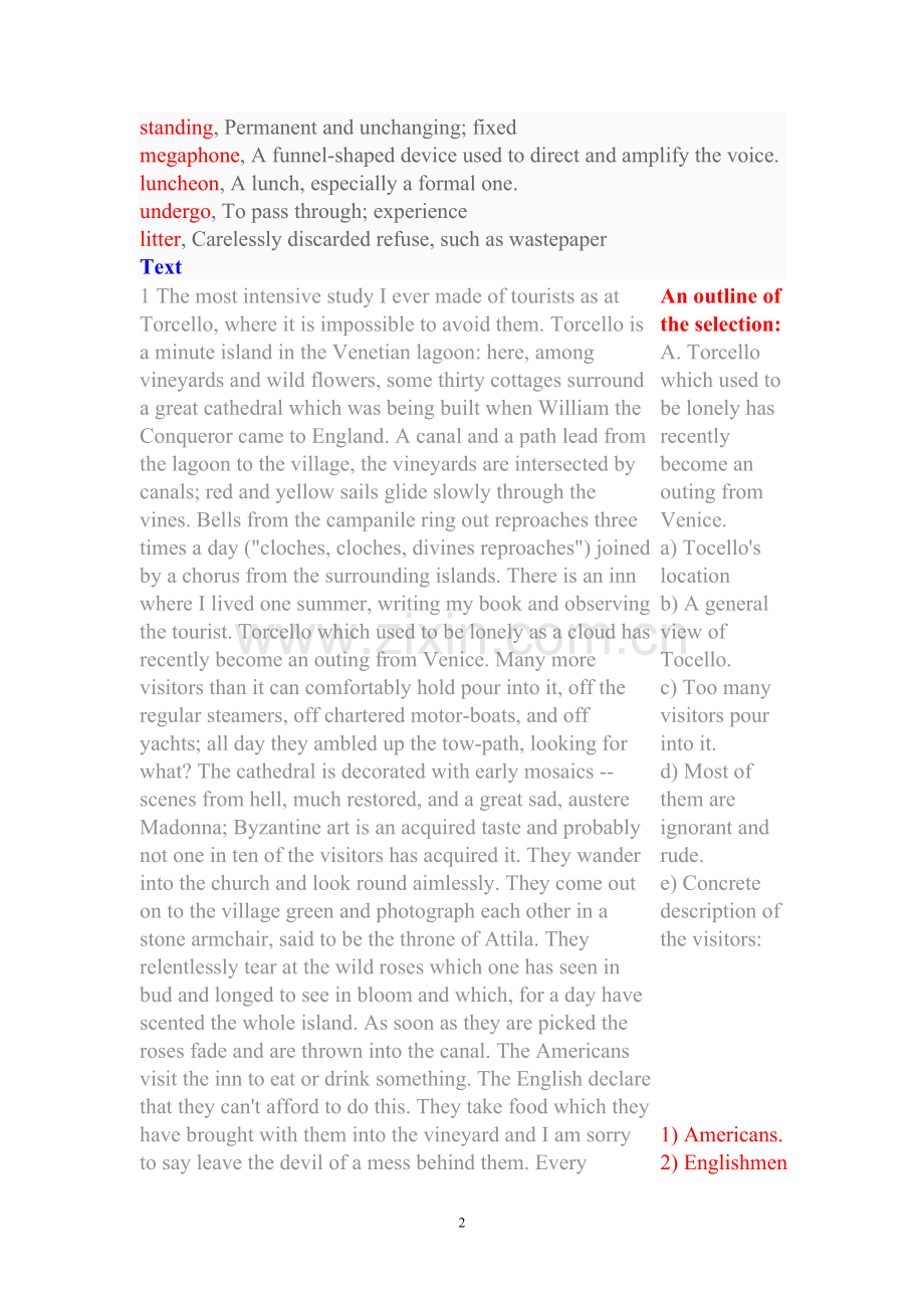 高英第七册UnitIITextITourists.doc_第2页