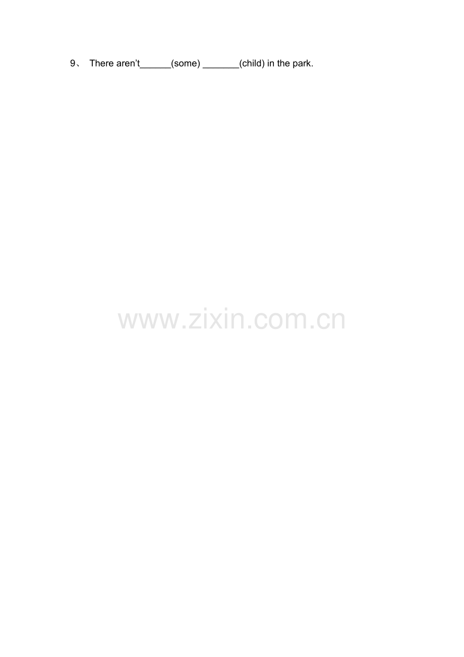 小学英语therebe句型练习题(2).doc_第2页